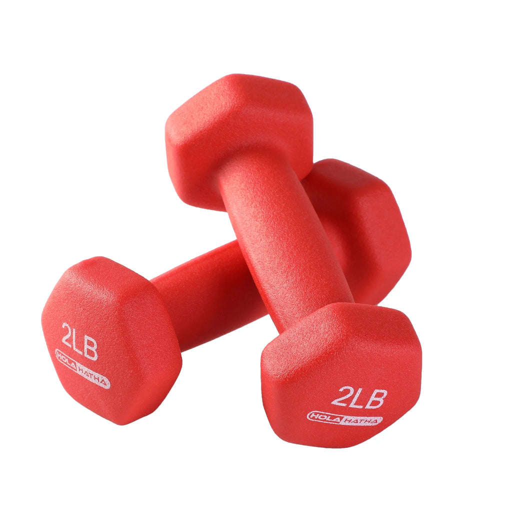 Neoprene Dumbbell Weight Set with Storage Rack, Hand Weights Set with 2 lb, 3 lb and 5 lb Dumbbells for Strength Training, Home Gym, Aerobics and Fitness Workouts