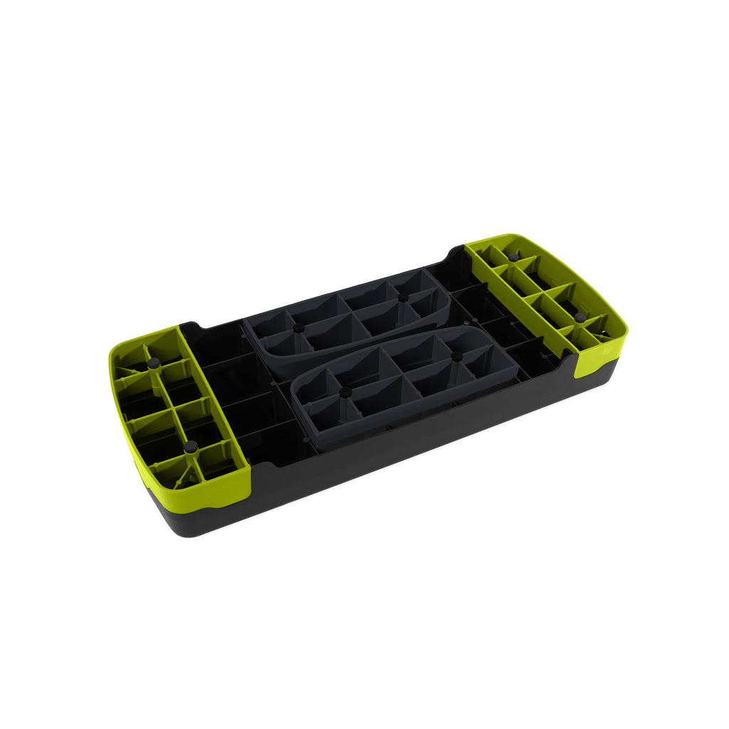 Aerobic Step Platform with Adjustable Risers, Non-Slip Exercise Stepper for Home Workouts, Cardio, Strength Training & Fitness Classes, Black & Yellow
