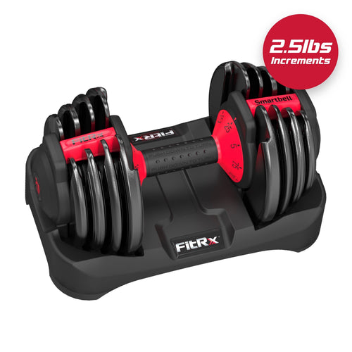 9-in-1 Adjustable Dumbbell, 25 lb Smartbell Weight Set, Quick-Change Adjustable Free Weight for Home Gym Strength Training, Compact Space-Saving Dumbbell for Men & Women