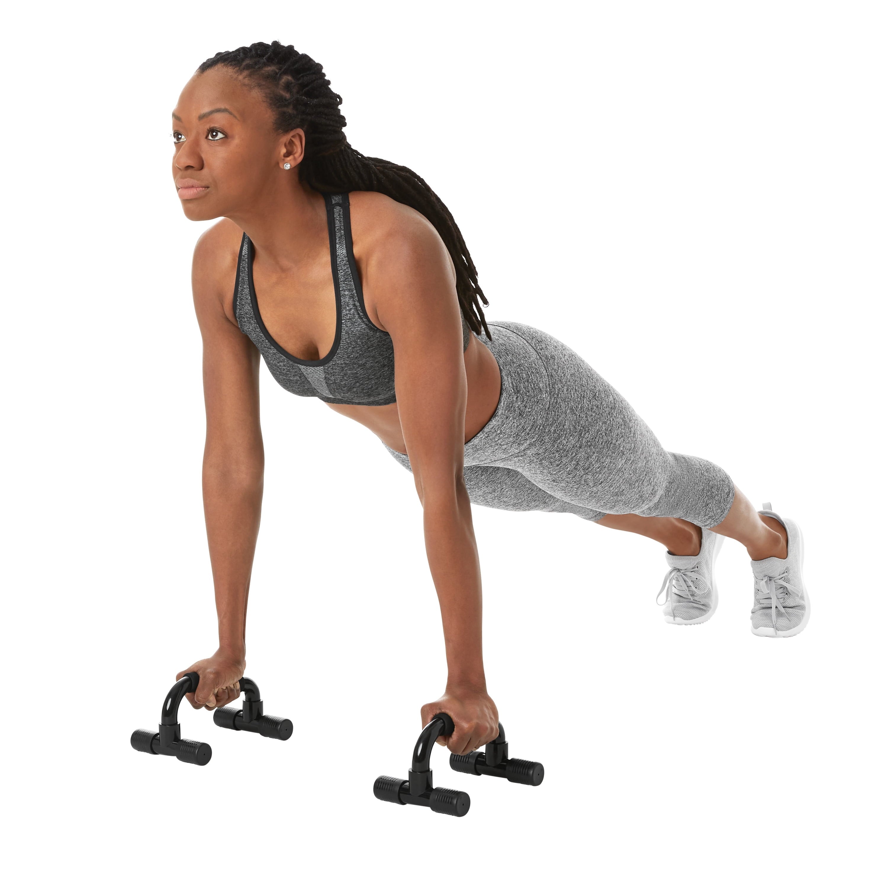Home Gym Workout Kit with Resistance Tube, Ab Roller Wheel, Jump Rope and Push-Up Bars, Portable Fitness Equipment Set for Full Body Strength Training and Home Exercise